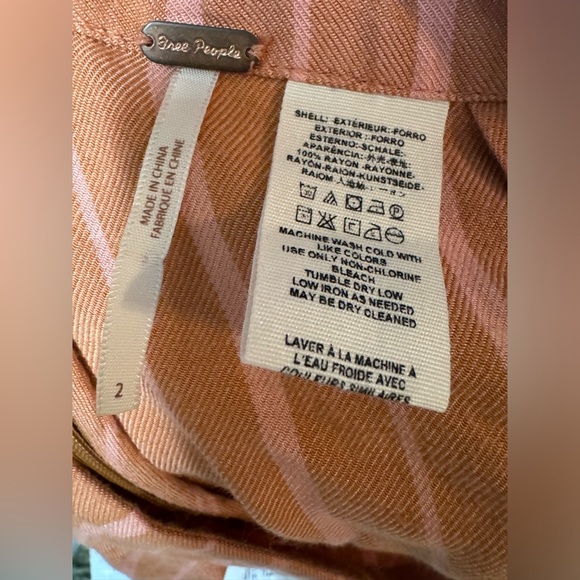 Free People Rosemary Slit Hem Pants. 2. - Picture 6 of 6